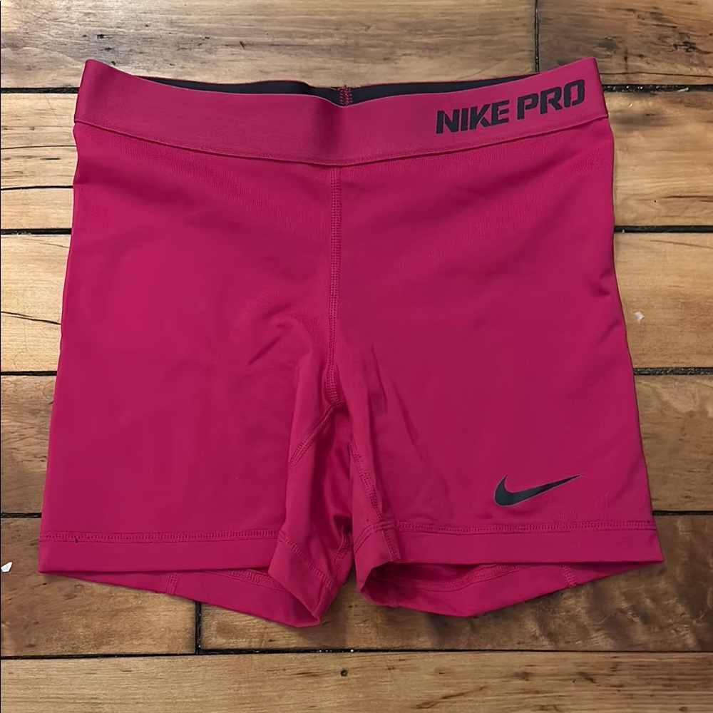Nike Pro Pink Athletic Shorts